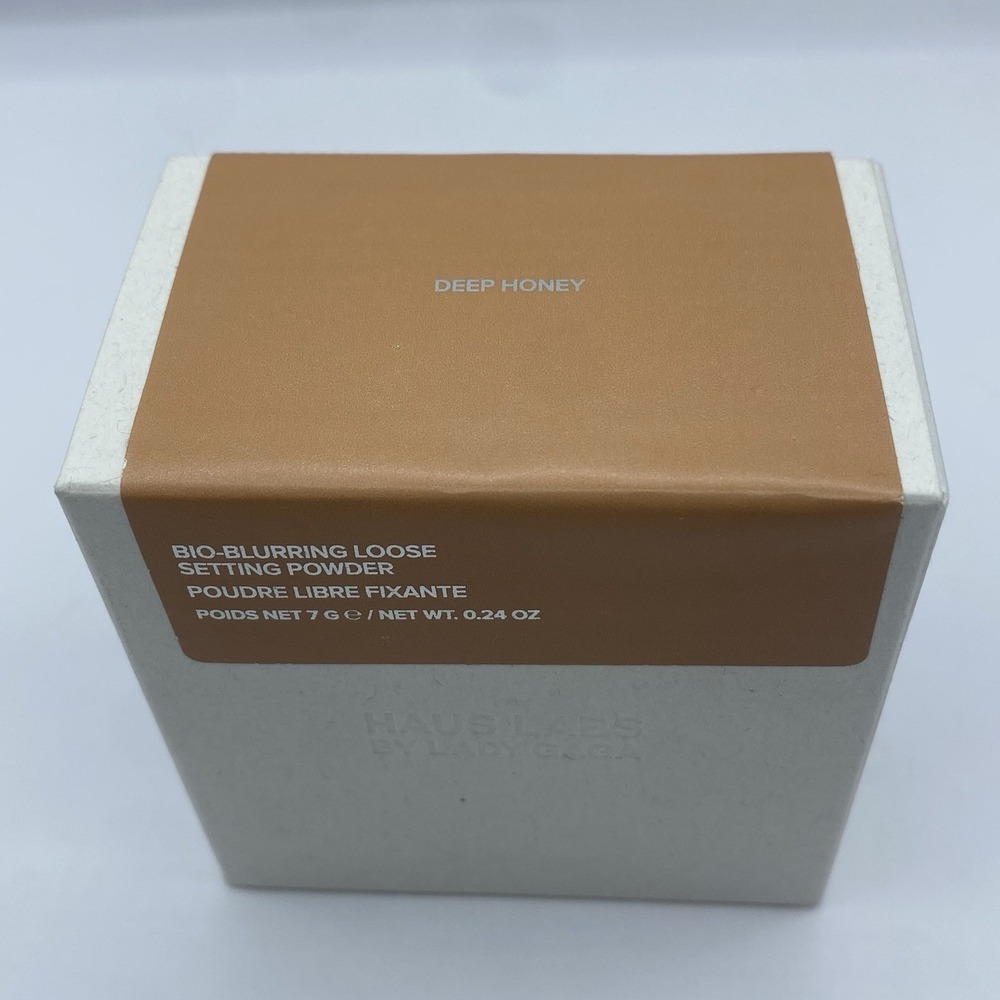 Haus Labs Bio-Blurring Loose Setting Powder Deep Honey Full Size Talc-Free NIB - Picture 7 of 10